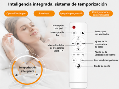 VENTILADOR DE TECHO 2 EN 1